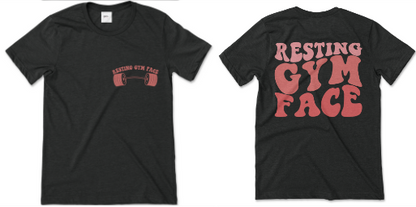 Resting Gym Face Graphic T-Shirt