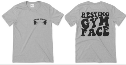 Resting Gym Face Graphic T-Shirt