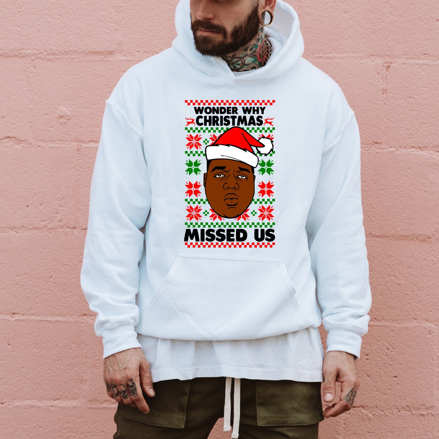 Missed Us Christmas Hoodie