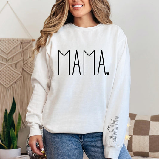 Mama ❤️ Crewneck Sweatshirt or T-Shirt