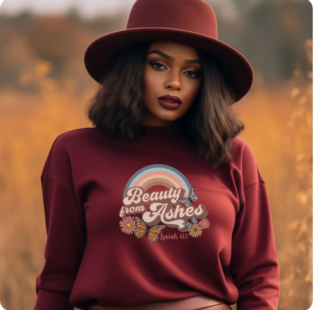 Beauty from the Ashes Crew Sweatshirt