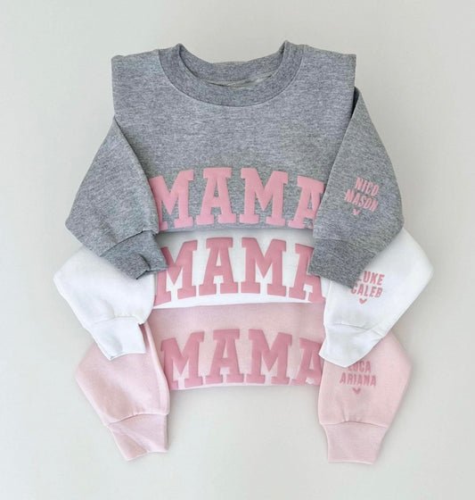 Puff Print Customized Sweatshirt
