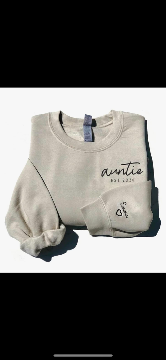 Embroidered Sweatshirt Customization