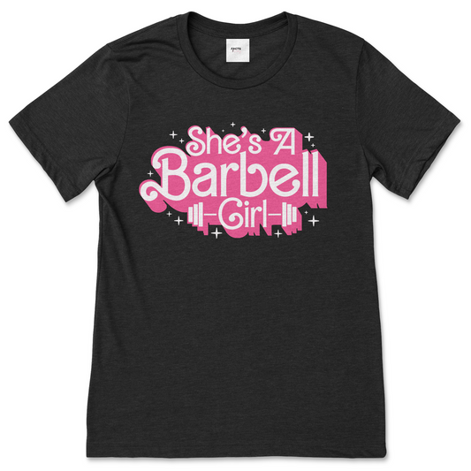 She's a Barbell Girl Graphic T-Shirt