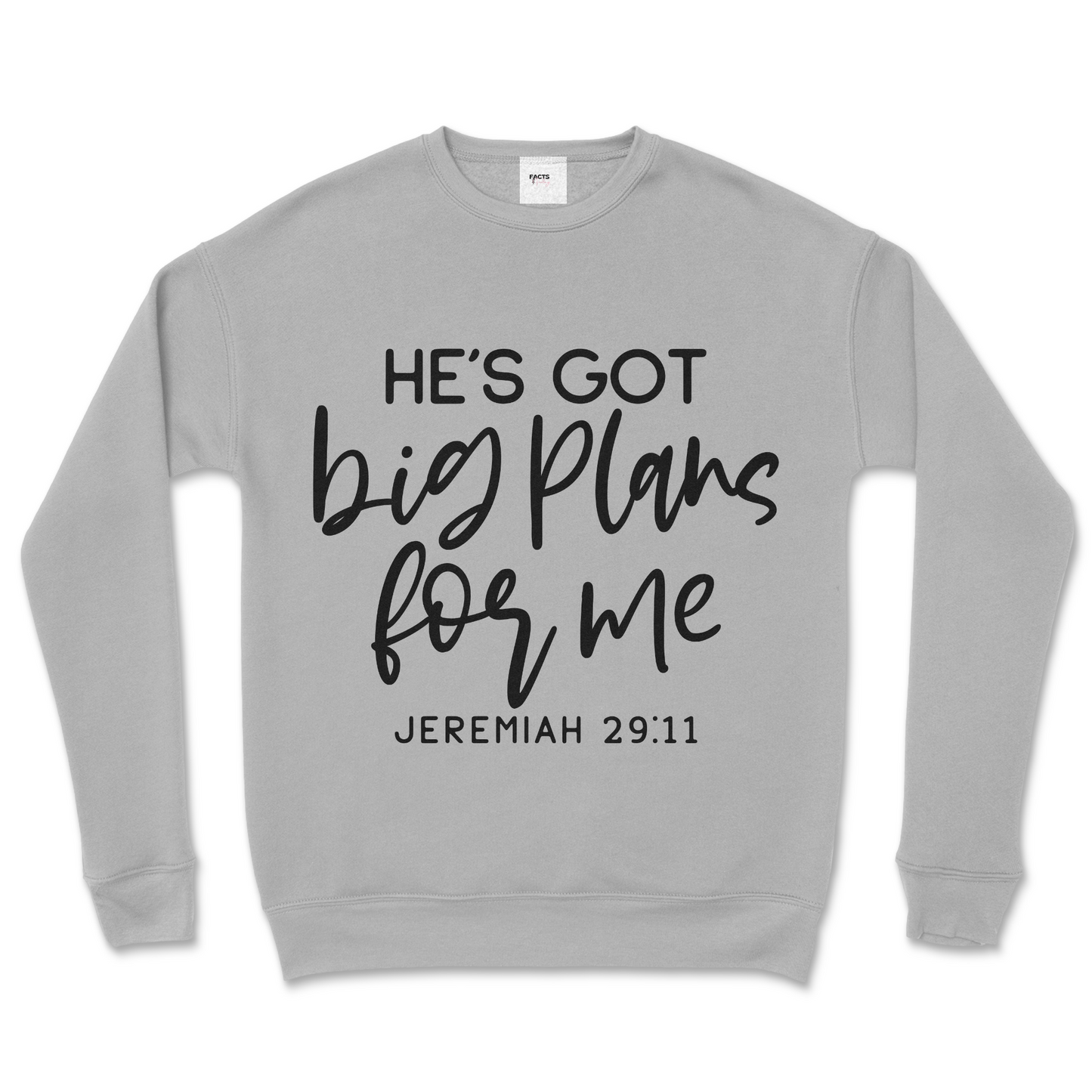 He's Got Big Plans Crew Sweatshirt