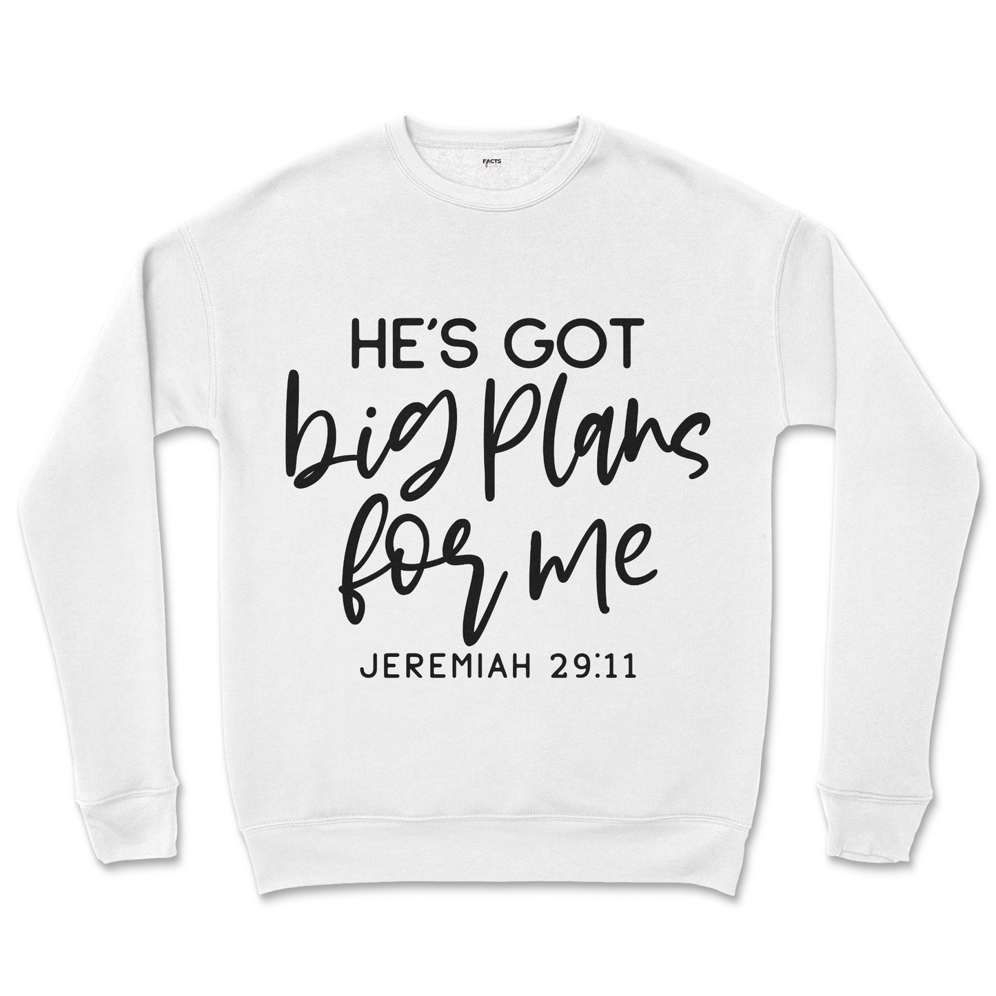 He's Got Big Plans Crew Sweatshirt