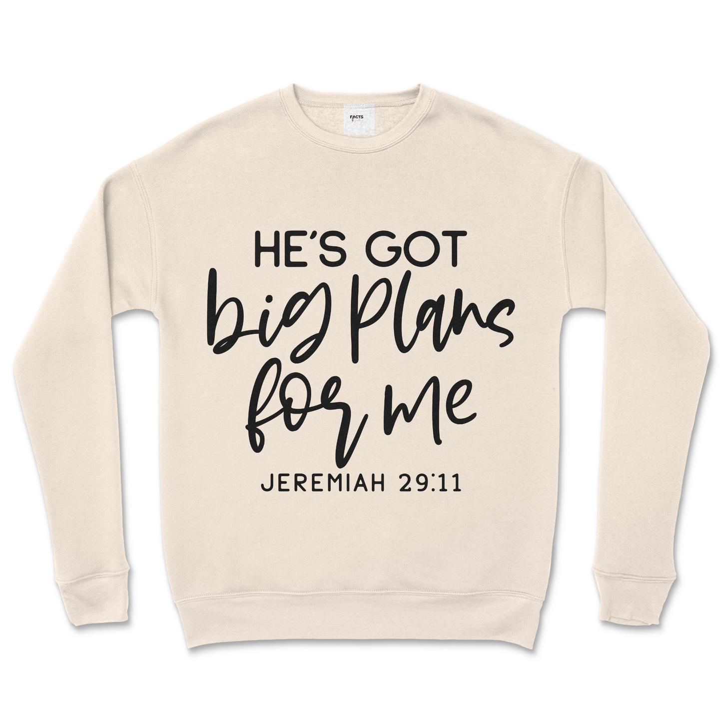 He's Got Big Plans Crew Sweatshirt