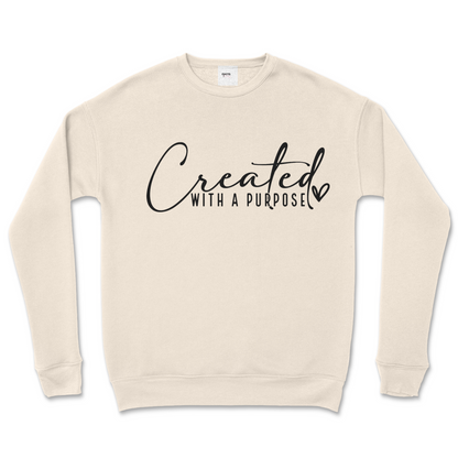 Created with a Purpose Crew Sweatshirt