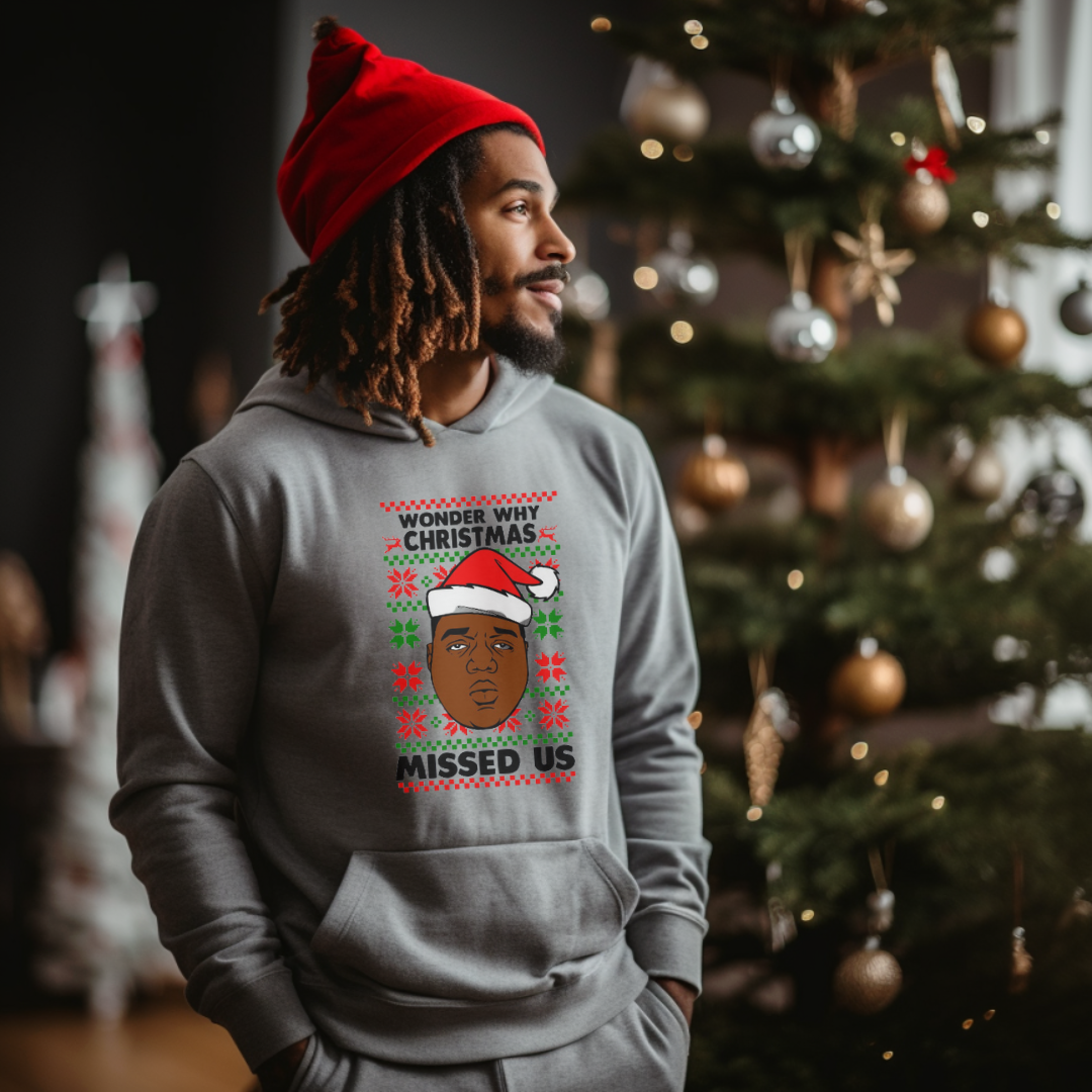 Missed Us Christmas Hoodie