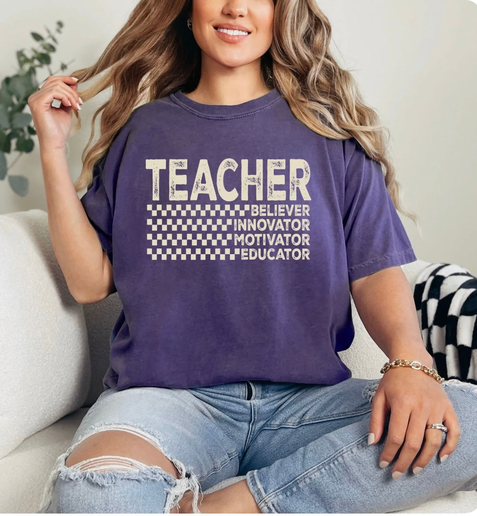 Teacher Crewneck Sweatshirt & Tshirt