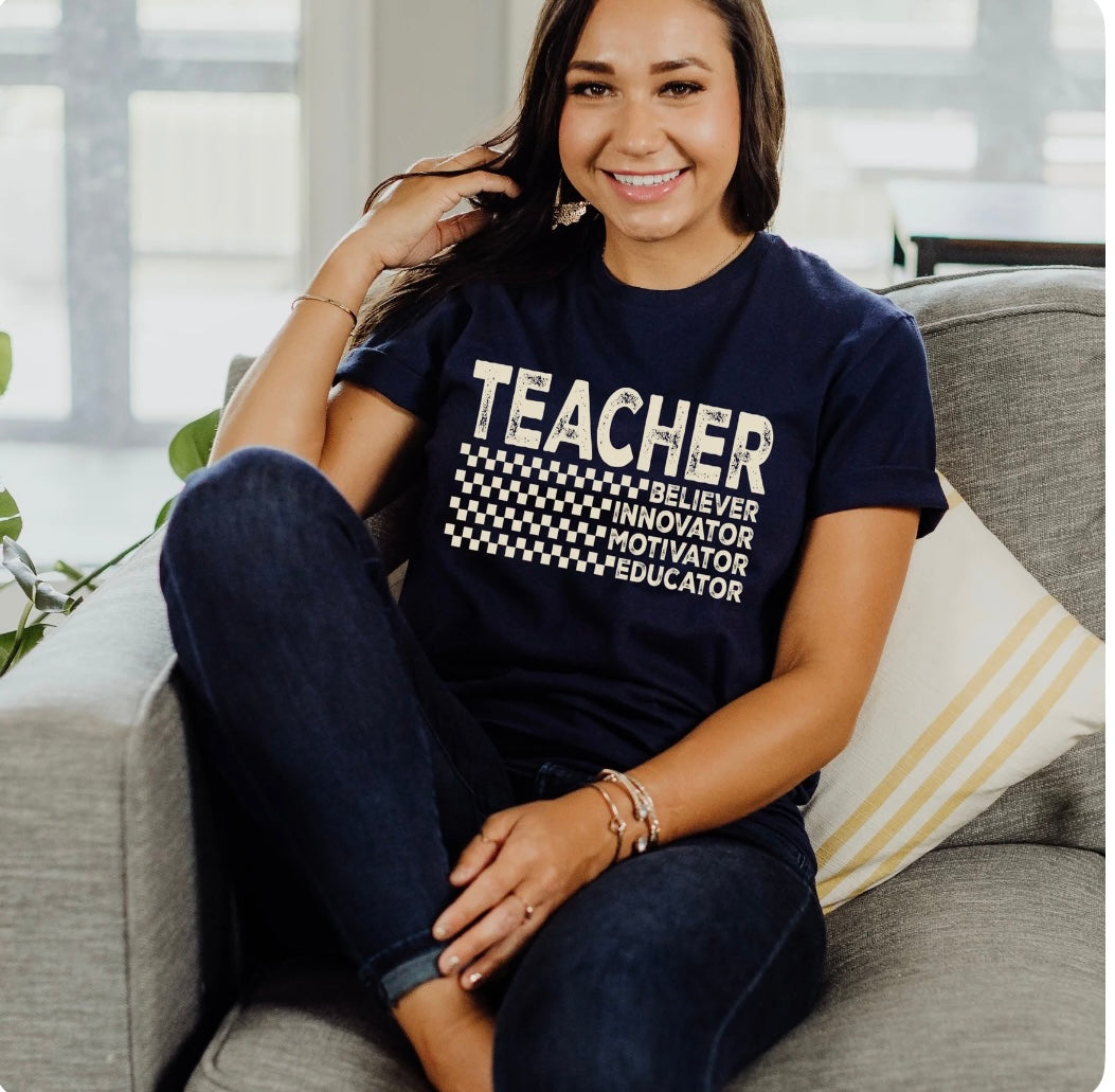 Teacher Crewneck Sweatshirt & Tshirt