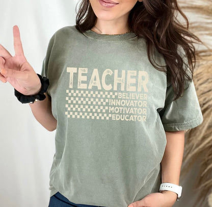 Teacher Crewneck Sweatshirt & Tshirt