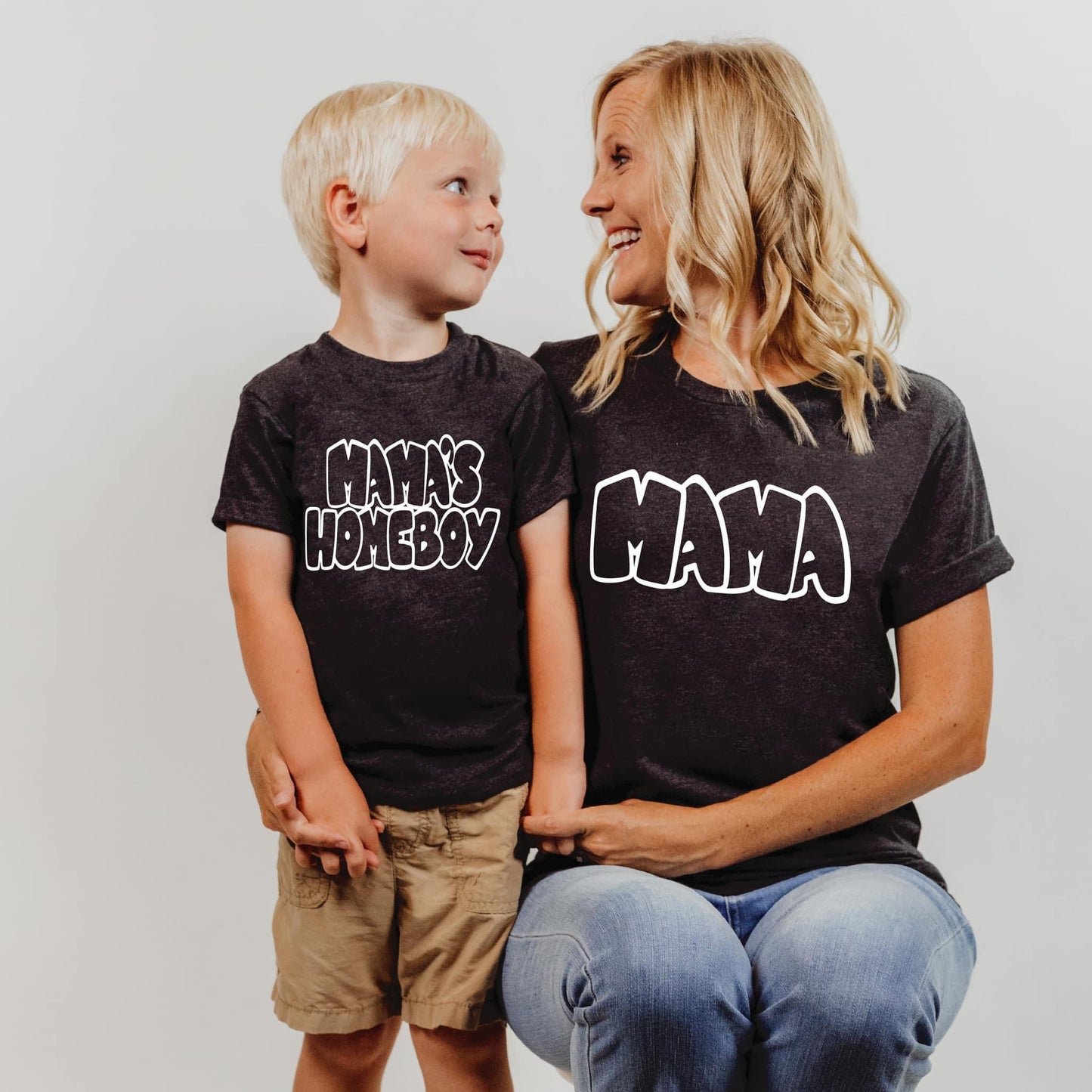 MAMA & Homeboy/Homegirl Crewneck Sweatshirt or T-Shirt