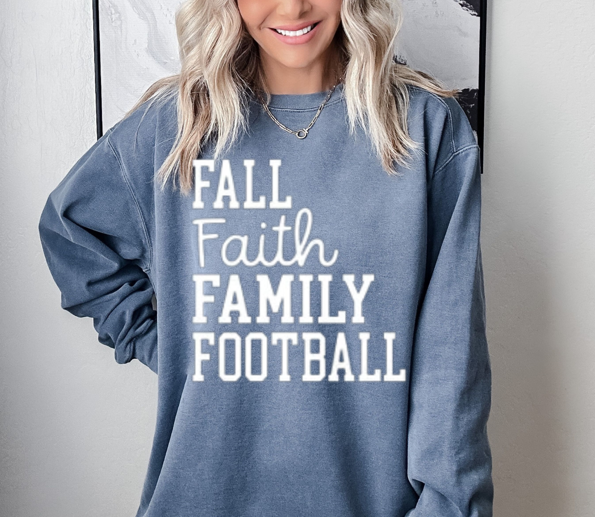 Fall and Football Crew Sweatshirt