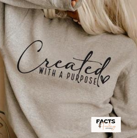 Created with a Purpose Crew Sweatshirt