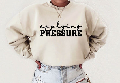 Applying Pressure Crew Sweatshirt